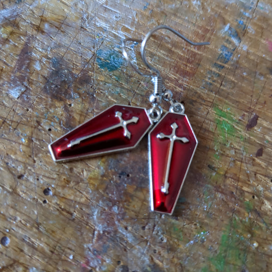 Coffin Earrings