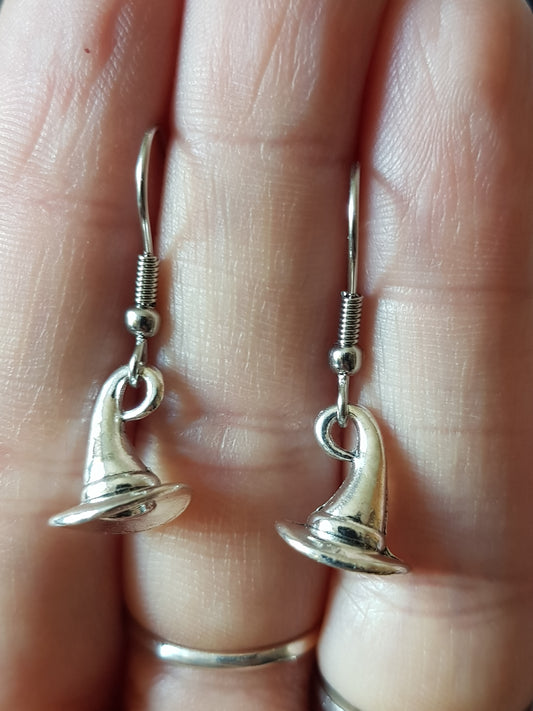 Witches hat earrings