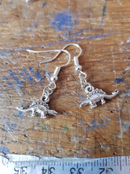 Stegasaurus Dinosaur Earrings