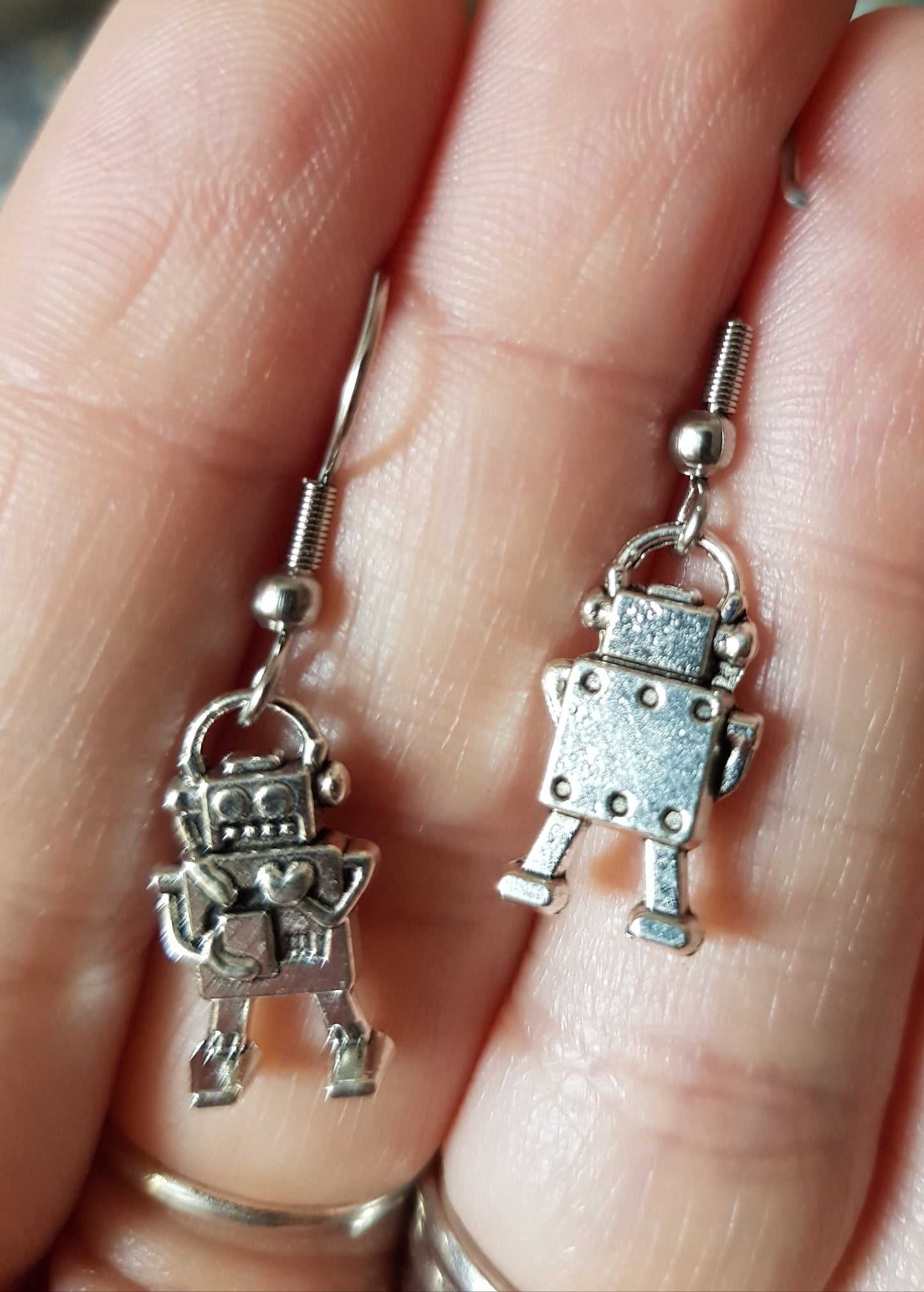 Robot Earrings