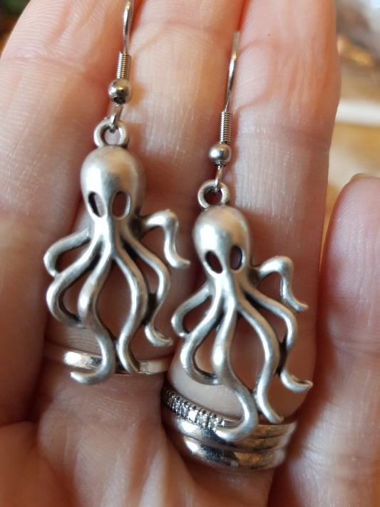 Octopus Earrings