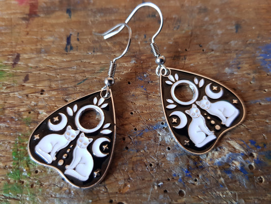 Cat Planchette Earrings