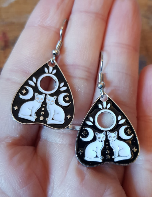 Cat Planchette Earrings