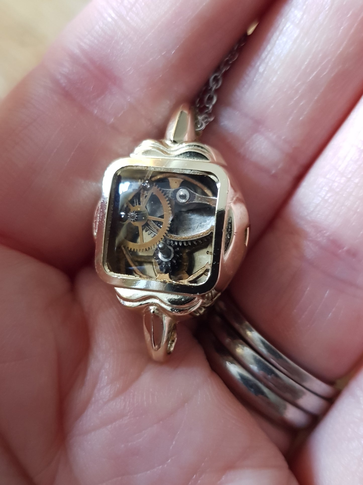 Vintage Watch Casing Pendant