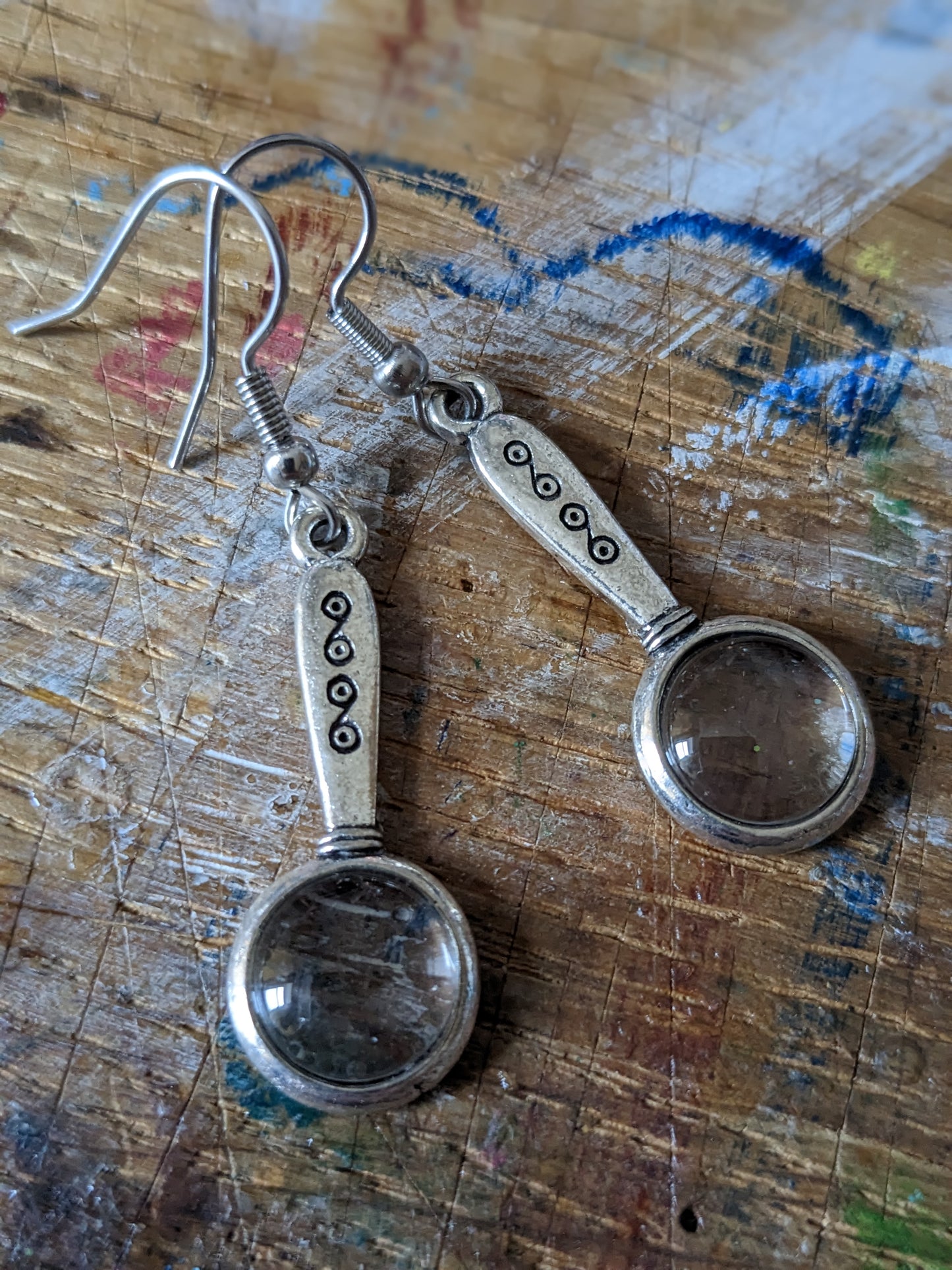Magnifying Glass Earrings