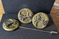 Faux Mechanisms and Keys Stick Pin and Cufflinks Set