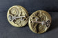 Faux Mechanisms and Keys Stick Pin and Cufflinks Set