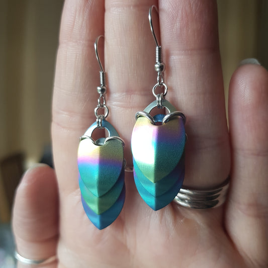 Titanium Scale Earrings