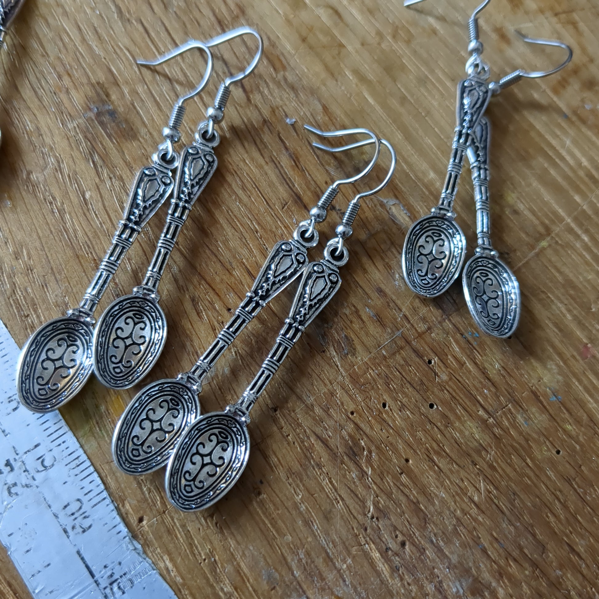 Spoon earrings best sale