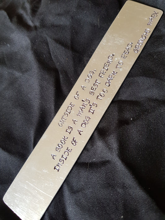 Handstamped Bookmark