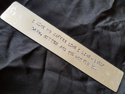 Handstamped Bookmark
