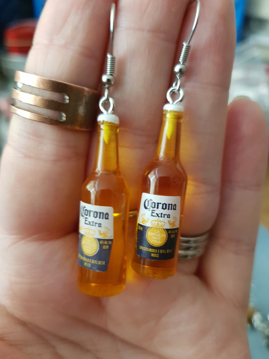 Beer Bottle Earrings
