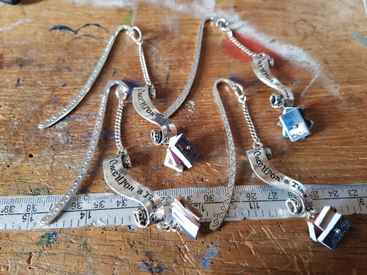 Once Upon A Time Book Hook Bookmark With Miniature Books