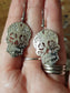 Large Sugar Skull Earrings