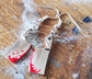 Blood Stained Cleaver Earrings