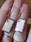 Red Airmail Envelope Earrings