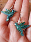 Diamante Hummingbird Earrings