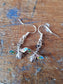 Rainbow Winged Diamante Bee Earrings