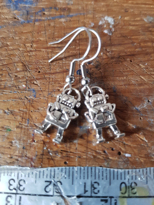 Robot Earrings