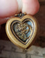 Heart Shaped Watch Part Filled Locket