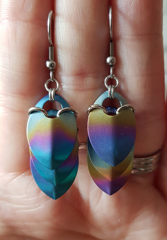 Titanium Scale Earrings