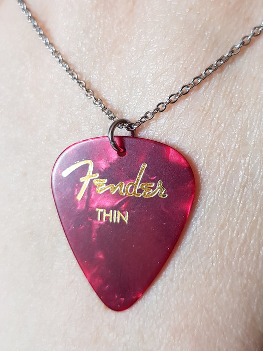 Guitar Pick Necklace