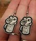 Black Like My Soul Coffee Cup Earrings