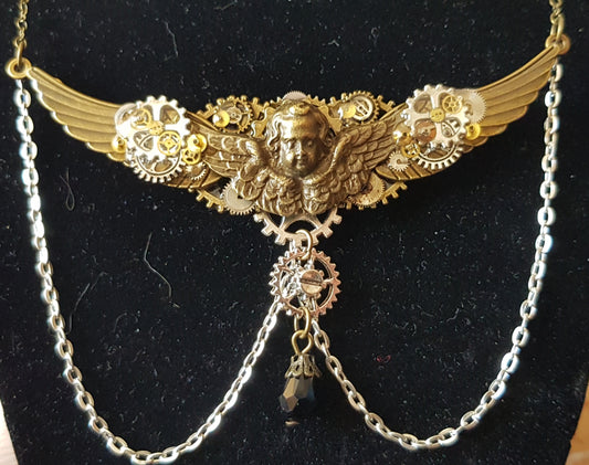 Angel Steampunk Necklace