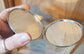 Large Black Faceted Cabochon Compact Mirror