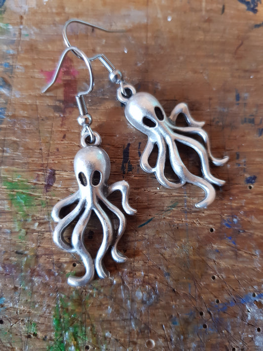 Octopus Earrings