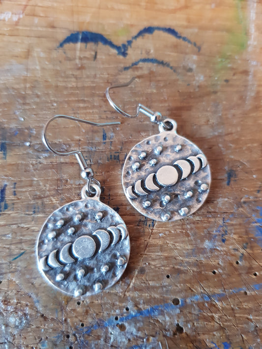 Moon Phase Earrings