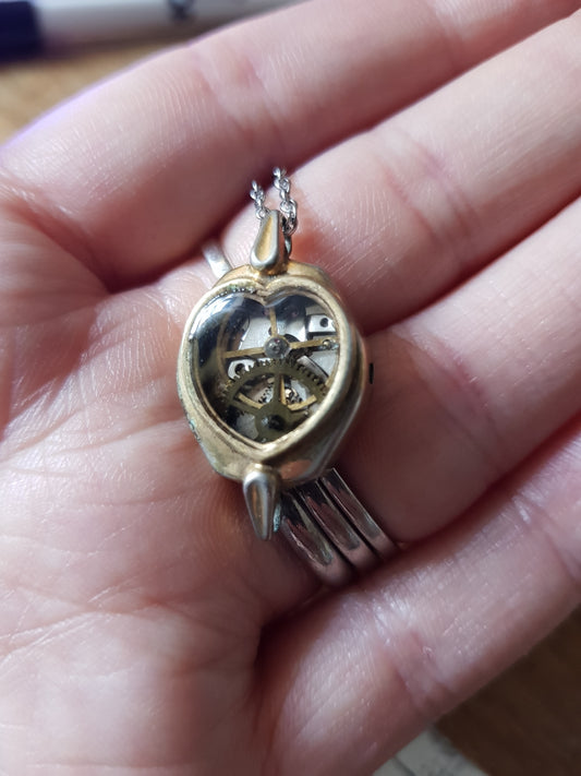 Vintage Watch Casing Pendant