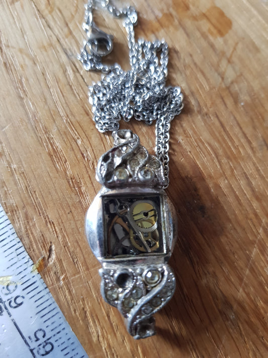 Vintage Watch Casing Pendant