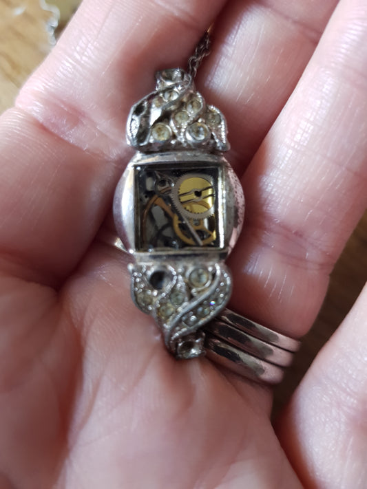 Vintage Watch Casing Pendant
