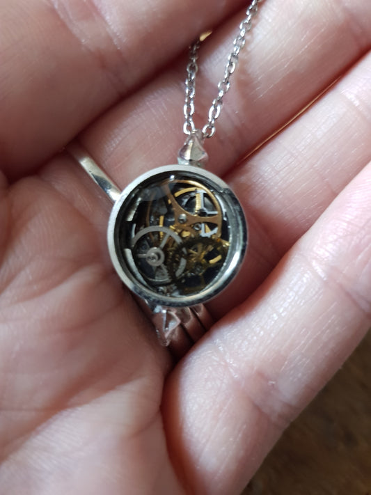 Vintage Watch Casing Pendant