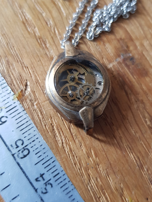 Vintage Watch Casing Pendant