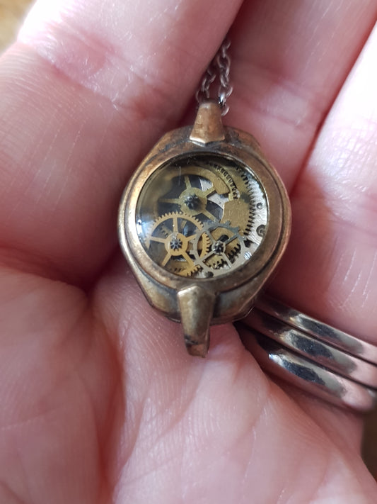 Vintage Watch Casing Pendant