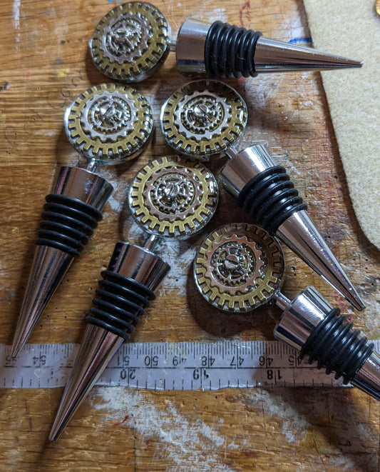Cog Wine Bottle Stoppers