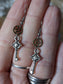 Tiny Key earrings